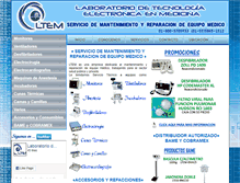 Tablet Screenshot of ltem.com.mx